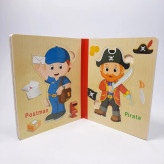 پازل چوبی کتابی