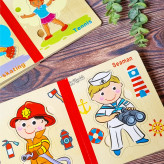 پازل چوبی کتابی